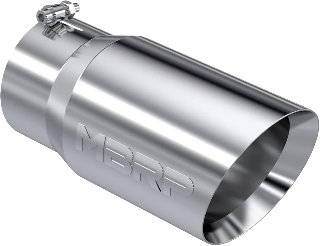 MBRP T5074 6" O.D. Dual Wall Angled Exhaust Tip (T304)