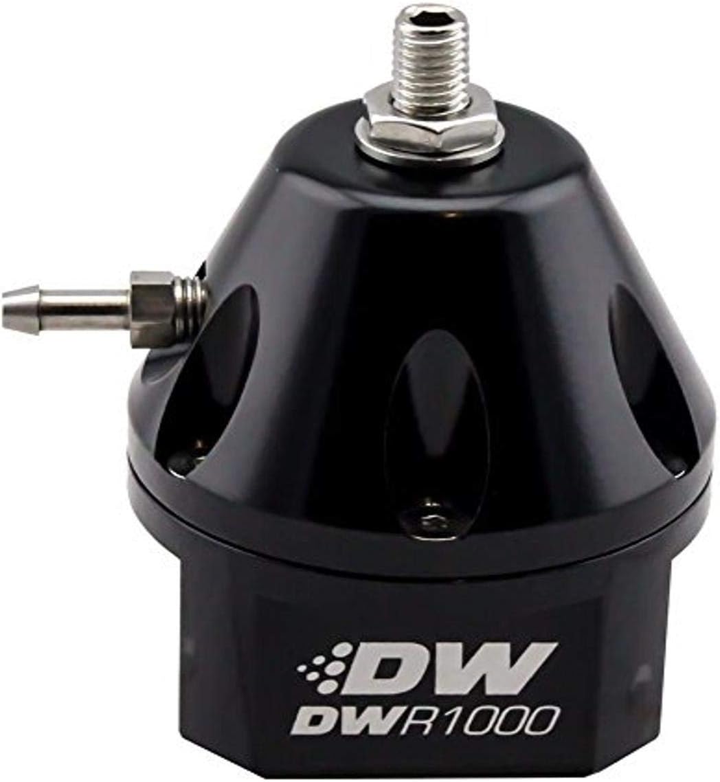 Deatsch WerksDeatschWerks DWR1000 Adjustable Fuel Pressure Regulator, Black