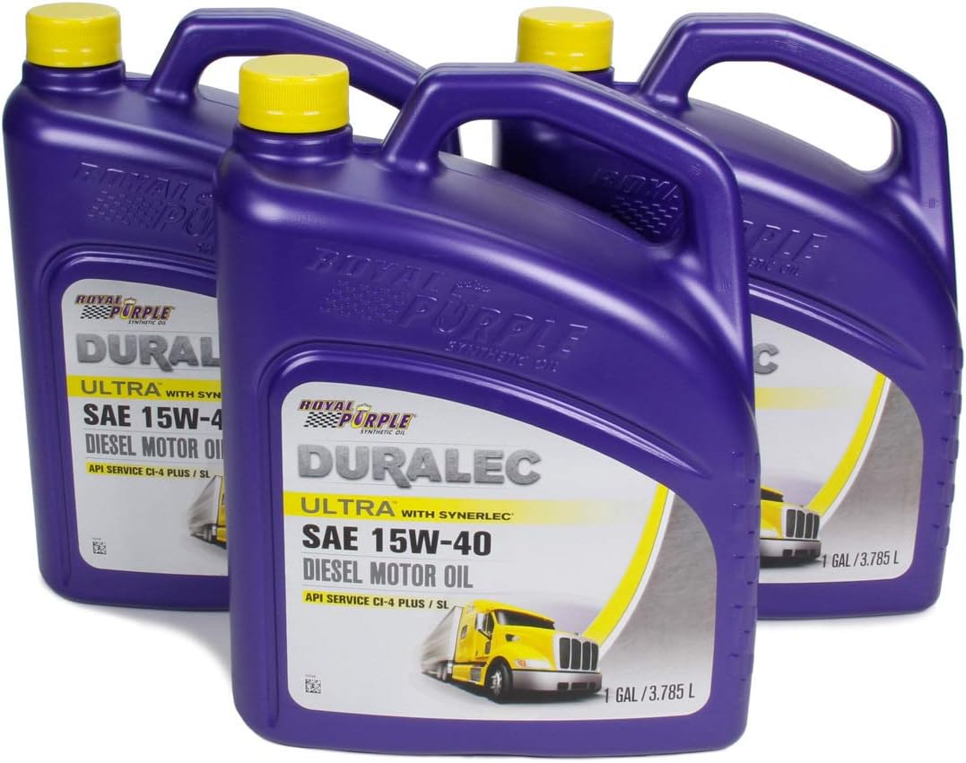 Royal Purple 80561 Duralec Ultra 15W40 Oil Case, 3 Gallon, 1 Pack