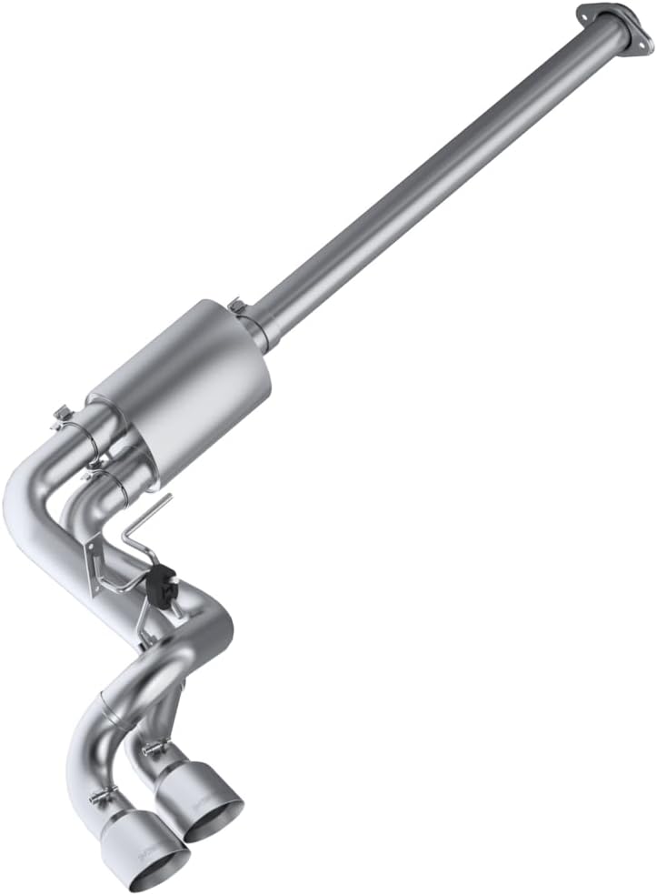 MBRP S5261AL Exhaust System Cat Back (2009-2014 Ford F150 3" Pre-Axle Dual Outlet, AL) Aluminized Steel