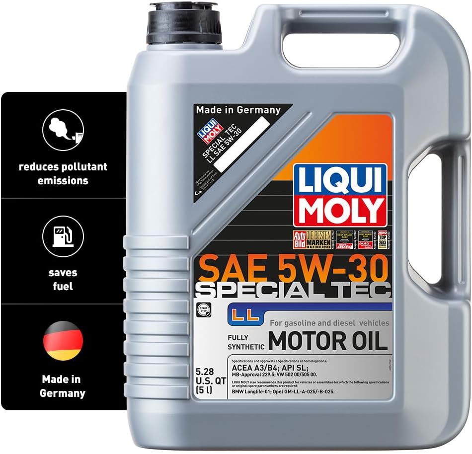 Liqui Moly Special Tec LL SAE 5W-30 | 5 L | Synthesis Technology Motor Oil | SKU: 2249 5 L 5 Liter
