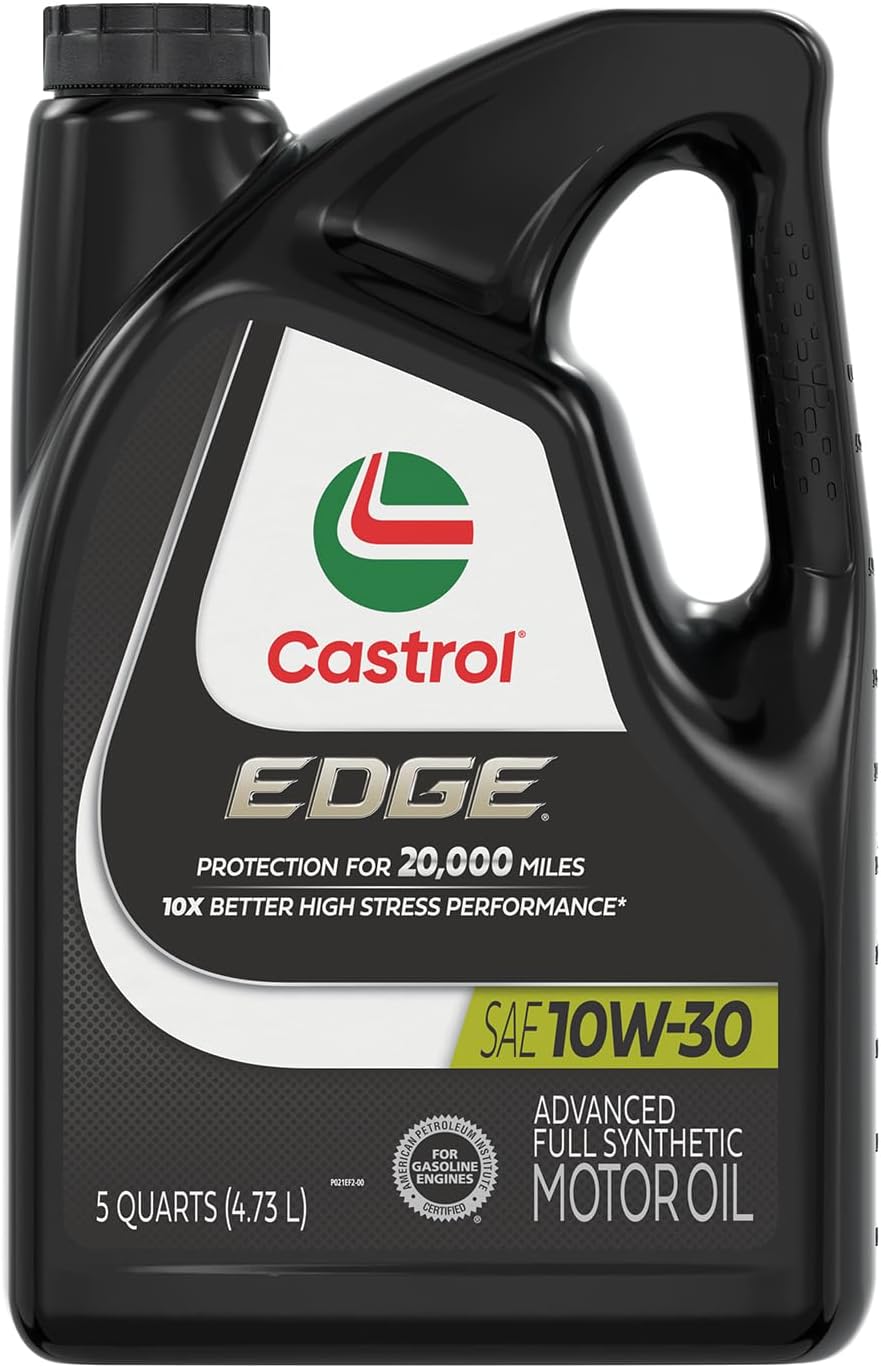 Castrol EDGE 10W-30 Advanced Full Synthetic Motor Oil, 5 Quarts