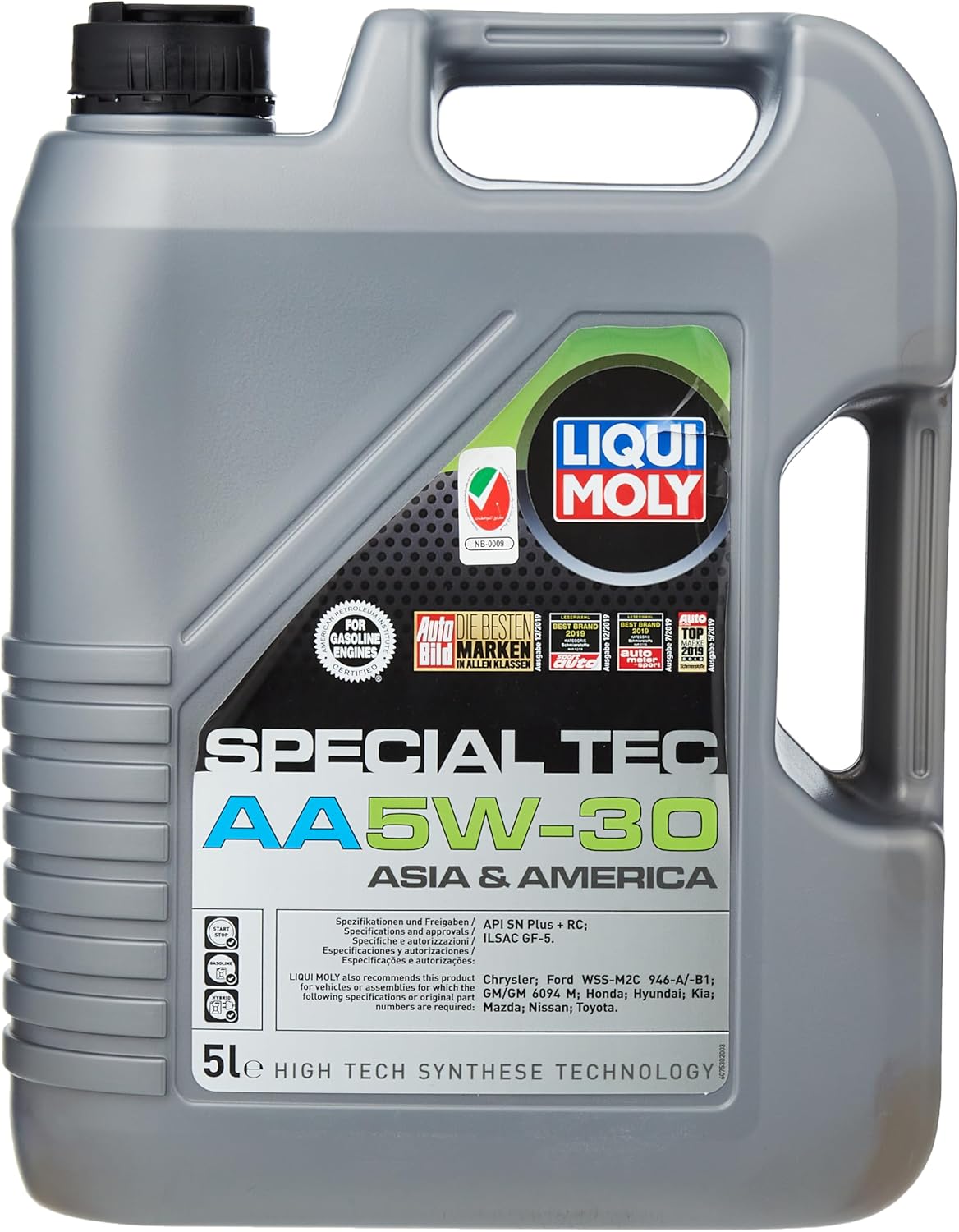LIQUI MOLY Special Tec AA SAE 5W-30 | 5 L | Fully synthetic engine oil | SKU: 20138