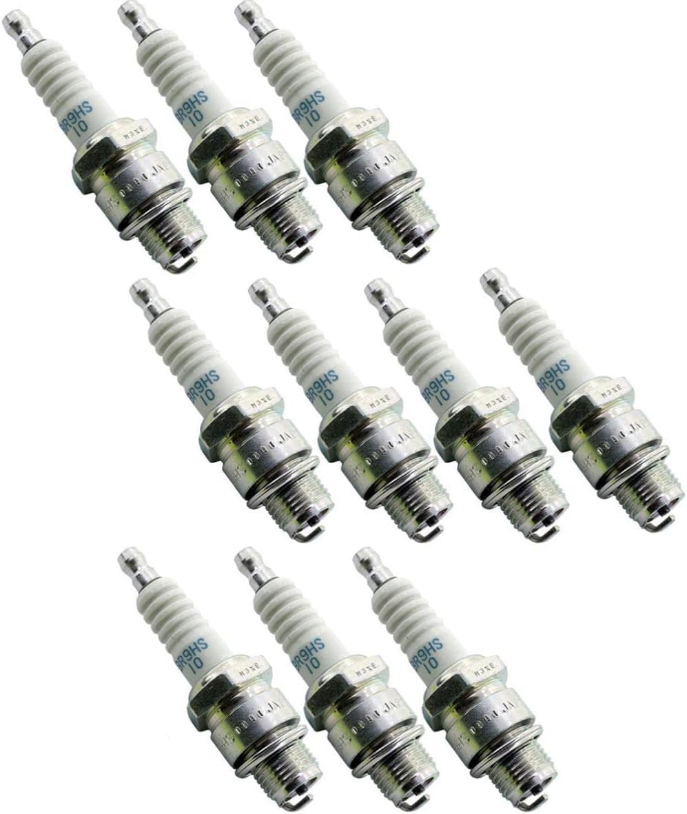 NGK 4551 Pack of 10 Spark Plugs (BR9HS-10)