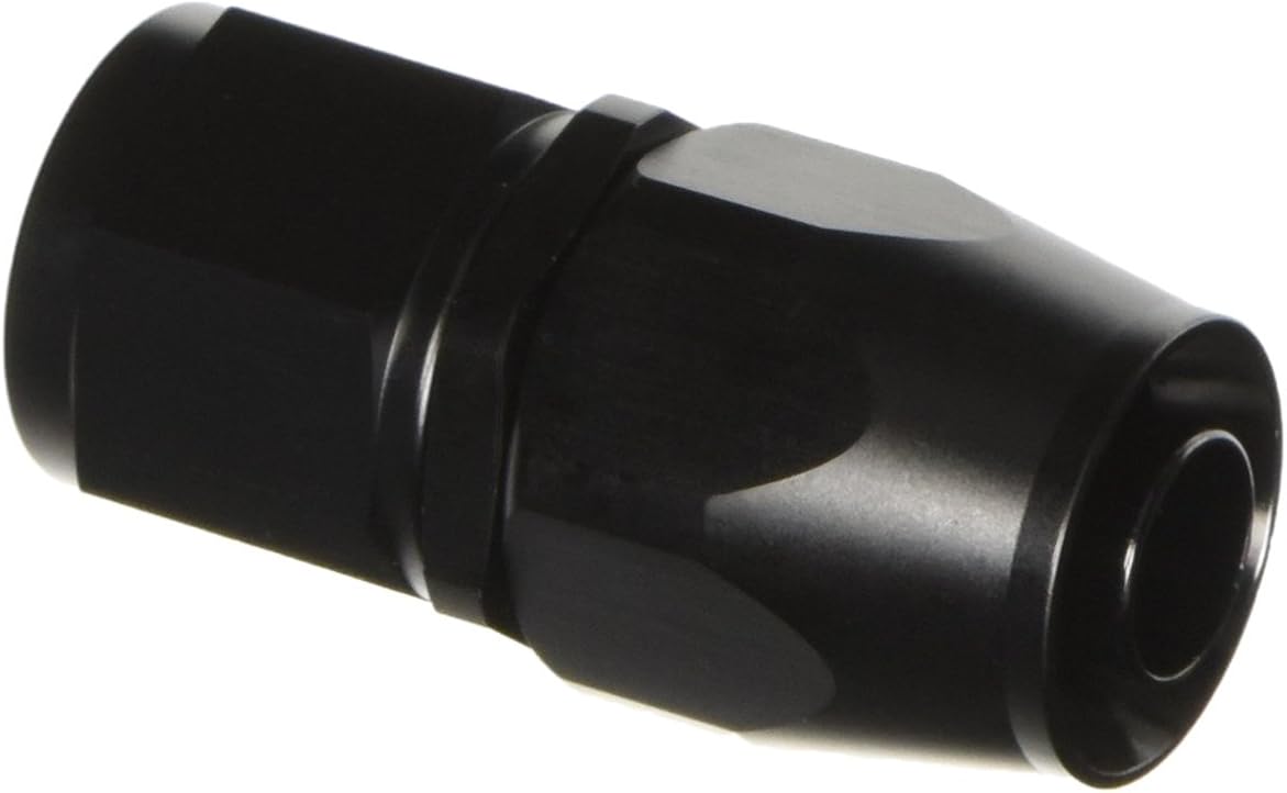 Vibrant Performance (21010) -10AN Straight Hose Fitting, Black 1 Count (Pack of 1)