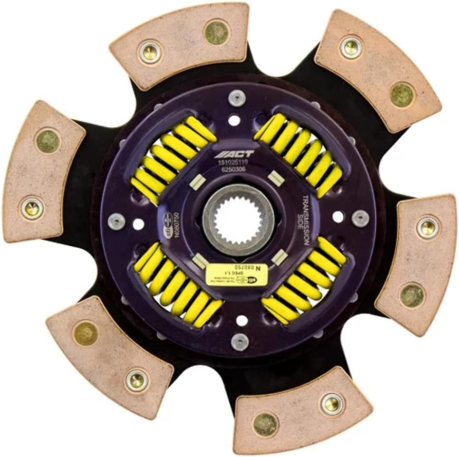 ACT 6250306 6-Pad Spring Center Race Disc Ceramic Clutch