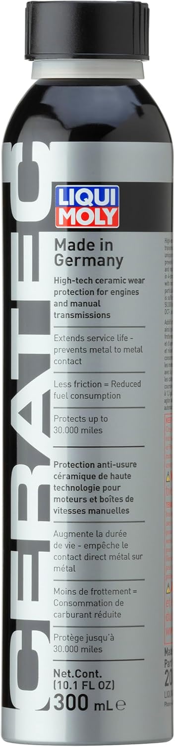 LIQUI MOLY Oil Additive Cera Tec 20002 Ceramic Wear & Tear Protection for Petrol & Diesel Engines Smoother Engine Performance, Less Friction & Lower Fuel Consumption 300 ml Modifier