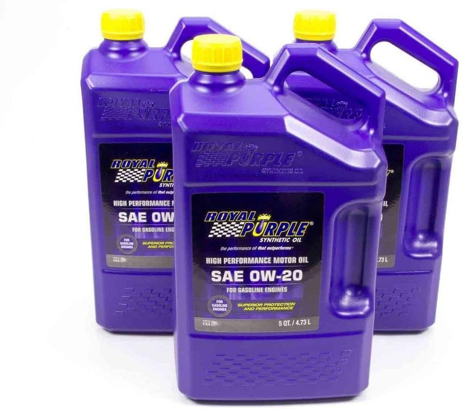 Royal Purple 0W20 Motor Oil 5 qt Case of 3 P/N 53020
