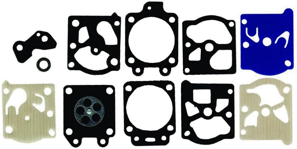 Walbro Carburetor Gasket & Diaphragm Kit D20-WAT / Fits Poulan WT-628-1 WT-629-1 WT-369-1 & Other Chainsaw Carburetors