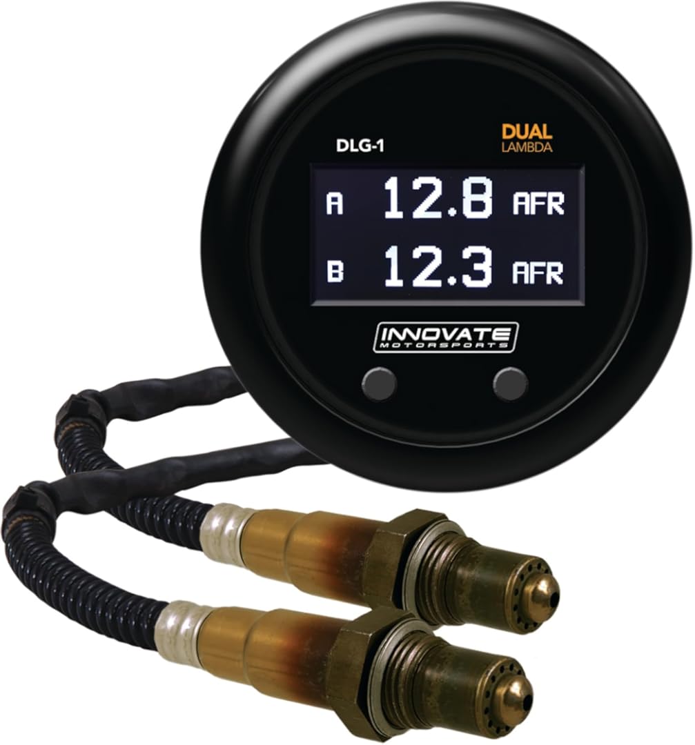 Innovate Motorsports 3891 38910 DLG-1 Dual Wideband Air/Fuel Ratio Gauge Kit
