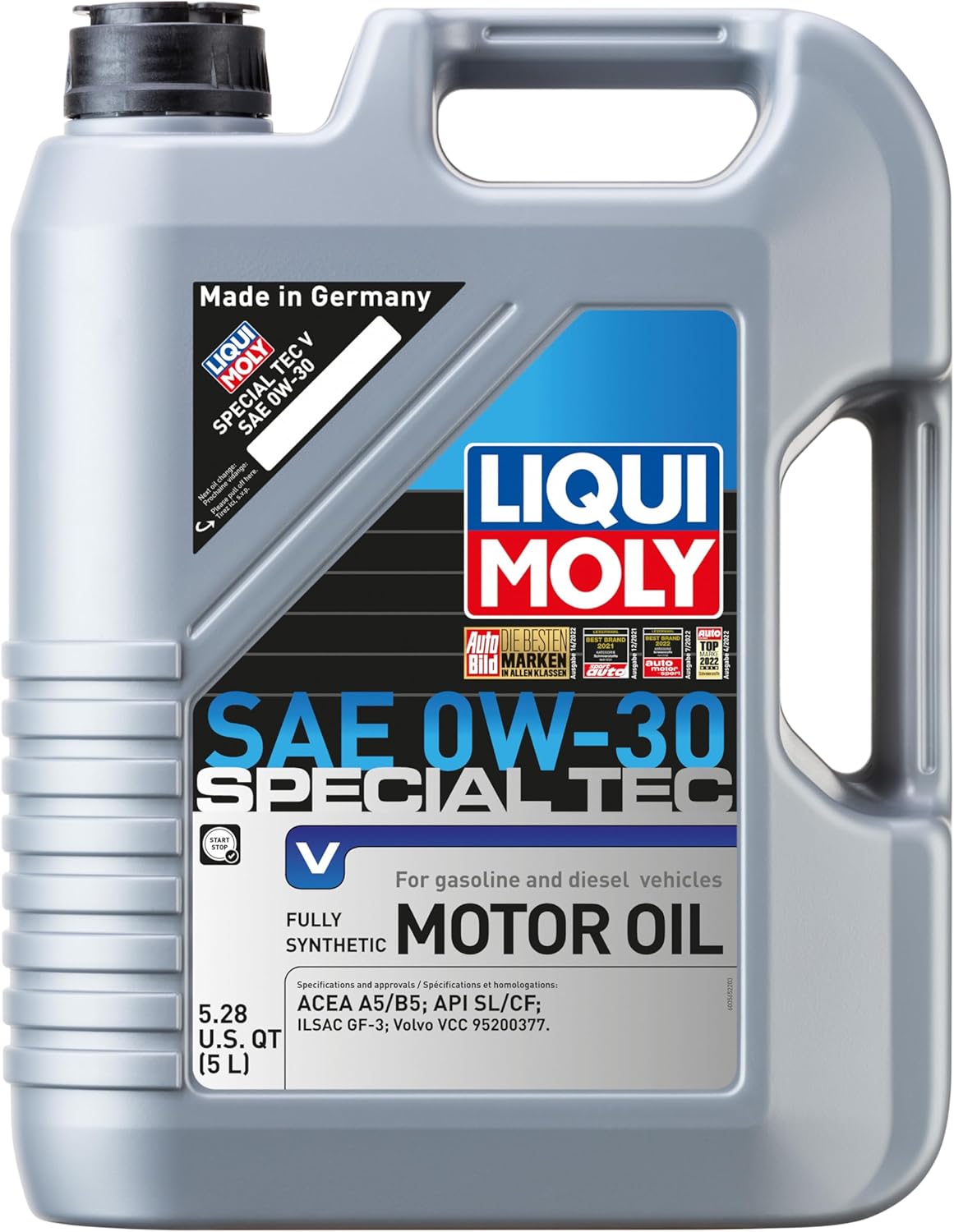 LIQUI MOLY Special Tec V 0W30 Motor Oil | 5 L | Fully synthetic engine oil | SKU: 20204 1