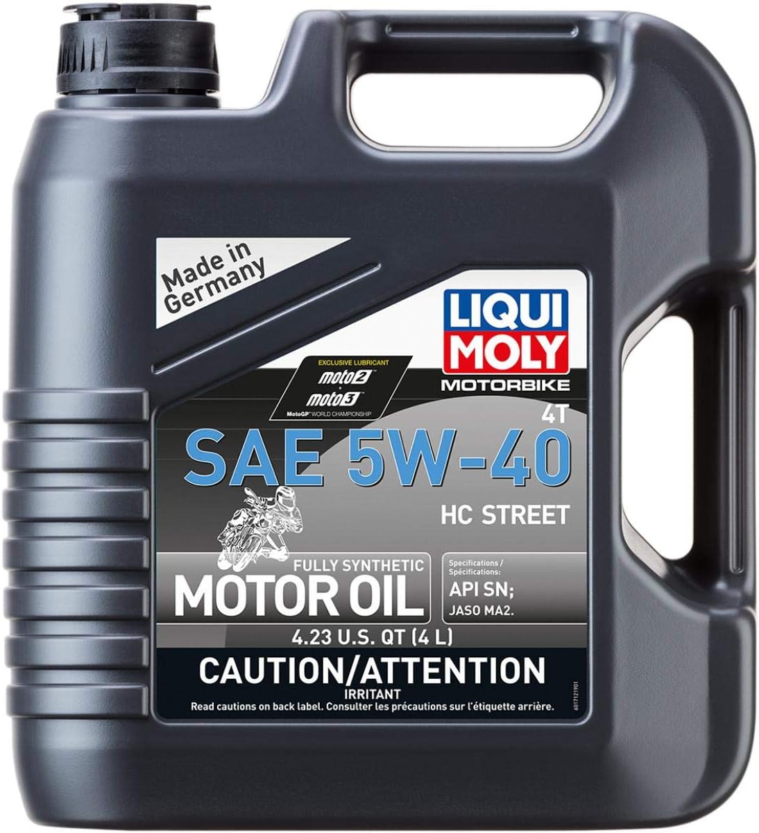 Liqui Moly 20414 4T HC Street Motor Oil - 5W-40-4L.