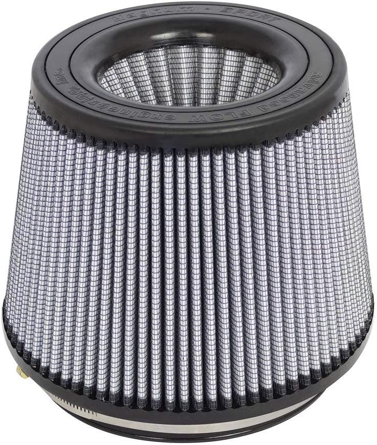 aFe POWER Magnum FORCE Intake Replacement Air Filter w/Pro DRY S Media - 7" Inlet, 7" Tall - #21-91055 Pro DRY S - 3 Layer Dry Media