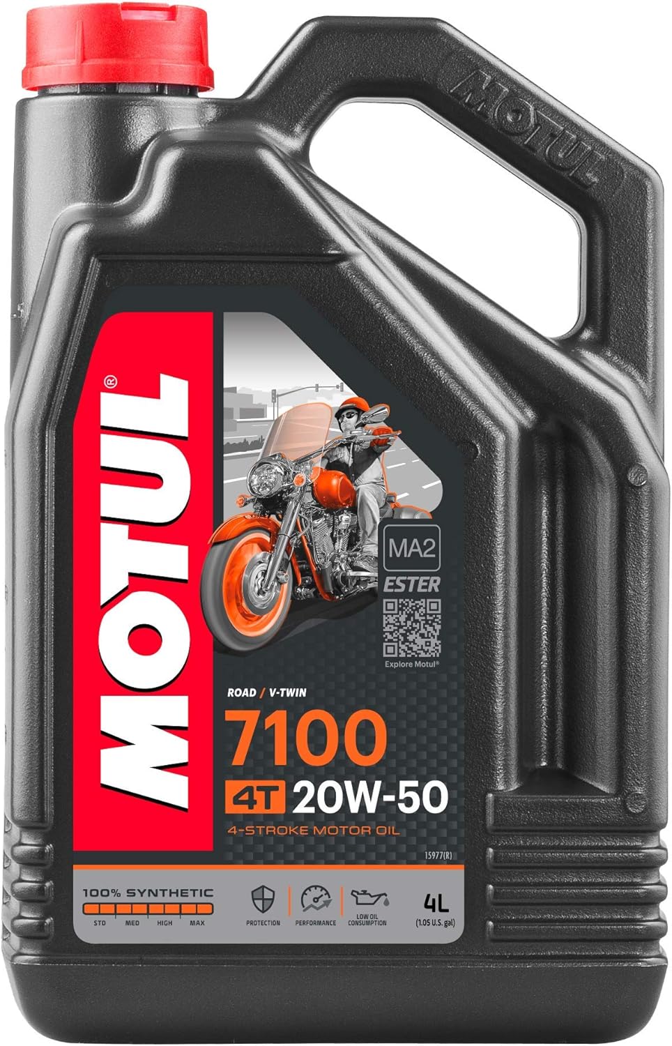زيت محرك موتول 7100 الاصطناعي 20W50 سعة 4 لتر