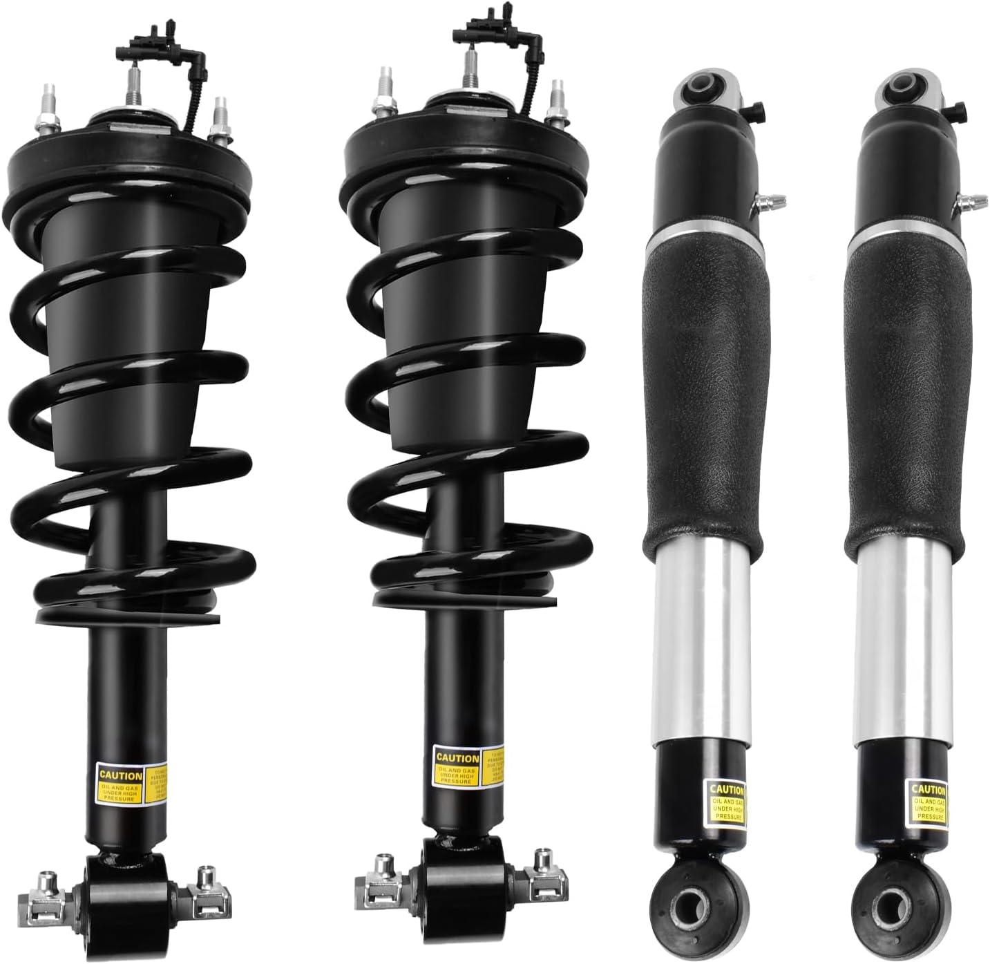 4PCS Front & Rear Shock Absorber Strut Assemblies w/Magnetic 2015-2020 Cadillac Escalade ESV, for Chevy Suburban Tahoe Silverado, for GMC Yukon XL Sierra 1500, Replaces 84176631 84176675