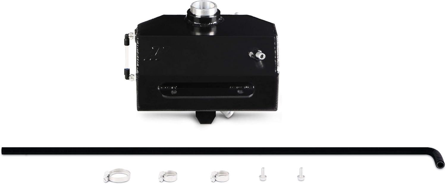 Mishimoto MMRT-MUS-15EBK Expansion Tank Fits Ford Mustang EcoBoost V6 V8 2015-2018 Black