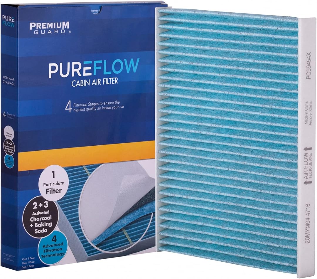 فلتر هواء المقصورة PureFlow PC99454X | مناسب لسيارات جيب رانجلر (2018-2025)، وجلاديتور (2020-2025)